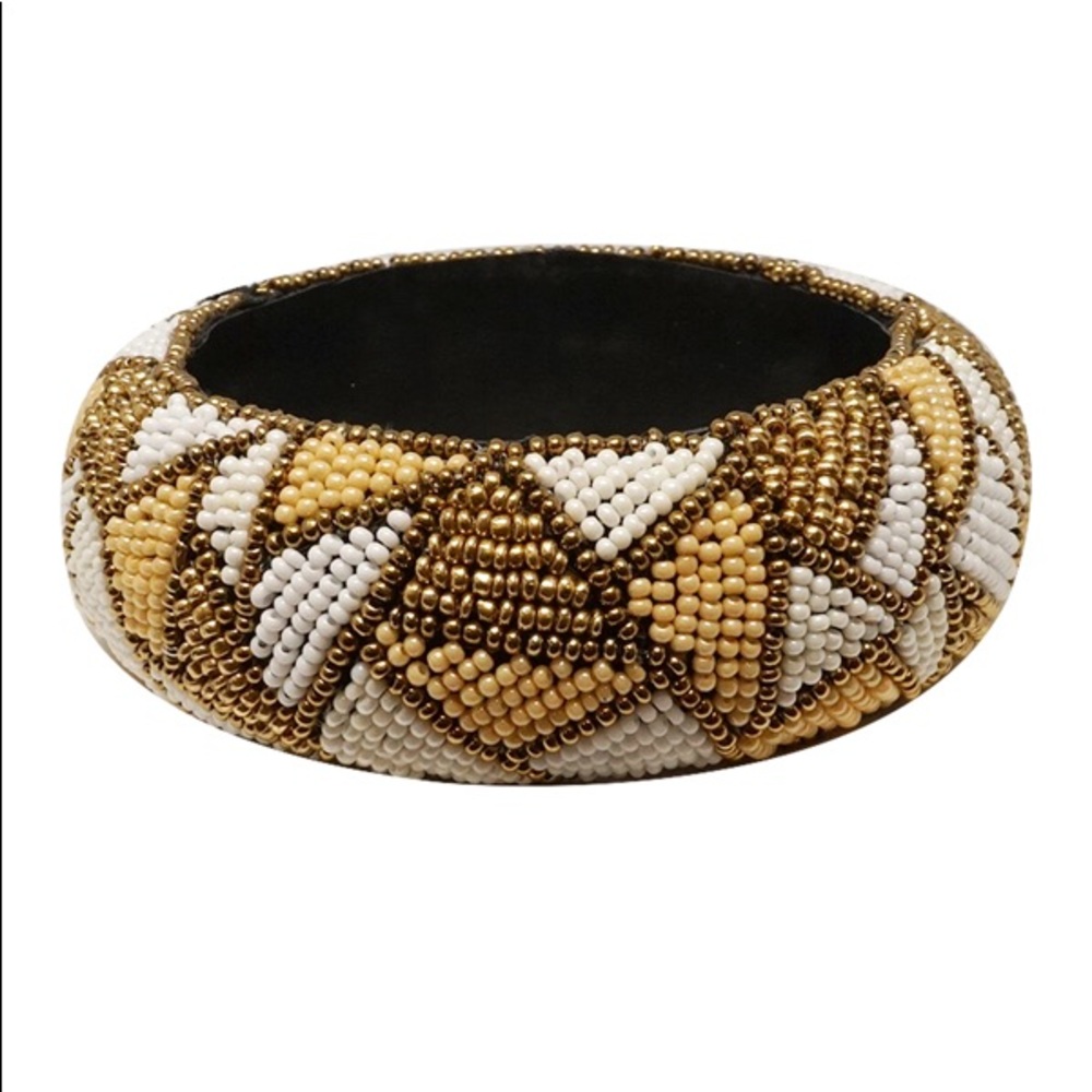 Mosaic seedbead bracelet